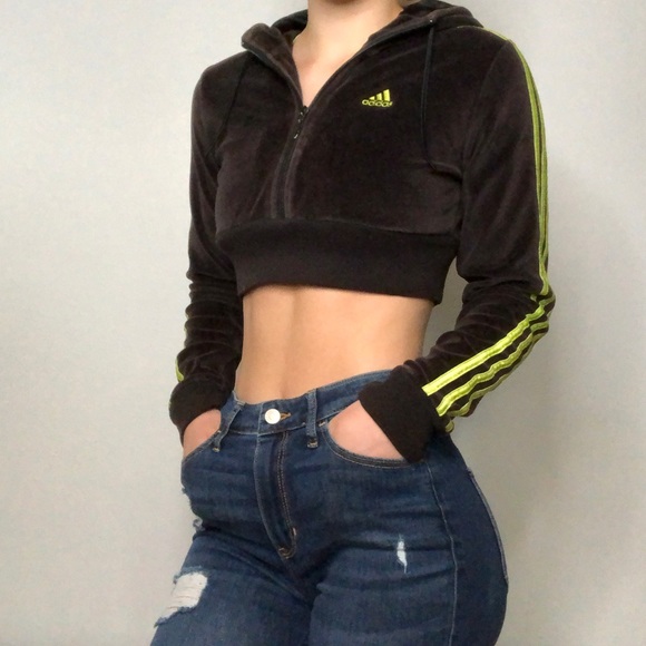 adidas Tops - ADIDAS Cropped Hoodie